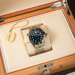 Đồng Hồ Chế Tác Omega Seamaster Diver 300M Demi Gold Nhà Máy VS 42mm (1)