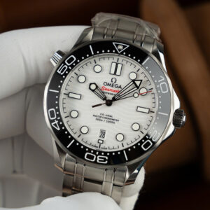 Đồng Hồ Chế Tác Omega Seamaster Diver 300M Mặt Số Trắng Nhà Máy VS Nam 42mm (1)
