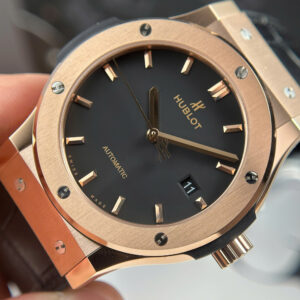 Đồng Hồ Hublot Classic Fusion King Gold Chế Tác Nhà Máy JJF Mặt Số Đen 42mm (1)