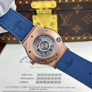 Đồng Hồ Hublot Classic Fusion King Gold Chế Tác Nhà Máy JJF Mặt Số Xanh Blue 42mm (1)