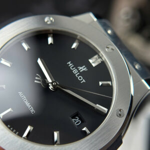 Đồng Hồ Hublot Classic Fusion Titanium Chế Tác Nhà Máy JJF Mặt Số Đen 42mm (2)