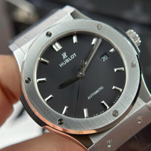 Đồng Hồ Hublot Classic Fusion Titanium Chế Tác Nhà Máy JJF Mặt Số Đen 42mm (2)