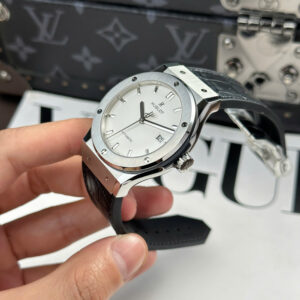 Đồng Hồ Hublot Classic Fusion Titanium Chế Tác Nhà Máy JJF Mặt Số Trắng 42mm (5)