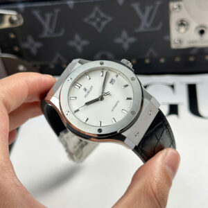 Đồng Hồ Hublot Classic Fusion Titanium Chế Tác Nhà Máy JJF Mặt Số Trắng 42mm (5)