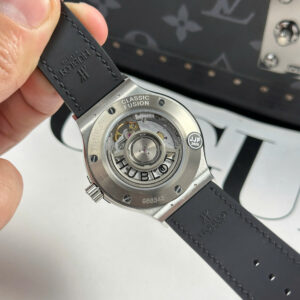 Đồng Hồ Hublot Classic Fusion Titanium Rep 1 1 Cao Cấp Mặt Số Đen Nhà Máy JJF 38mm (1)