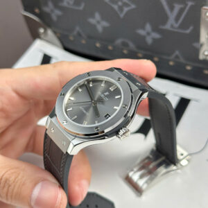 Đồng Hồ Hublot Classic Fusion Titanium Rep 1 1 Cao Cấp Mặt Số Xám Nhà Máy JJF 38mm (9)