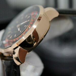 Đồng Hồ Jacob & Co Casino Roulette Chế Tác Cao Cấp Màu Vàng Hồng Dây Da 44mm (2)