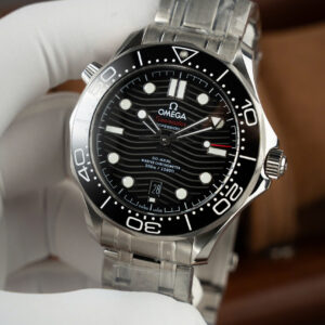 Đồng Hồ Omega Seamaster Diver 300M Rep 1 1 Mặt Số Đen Nhà Máy VS Nam 42mm (2)