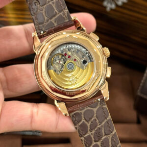 Đồng Hồ Patek Philippe Fake Cao Cấp Grand Complications 5270J Dây Da Nâu