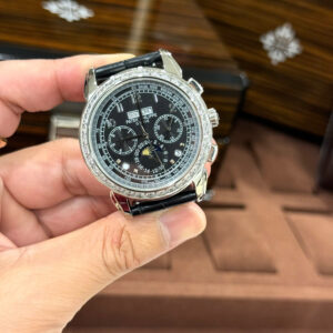 Đồng Hồ Patek Philippe Fake Cao Cấp Grand Complications 5271P Đính Đá 41mm (1)