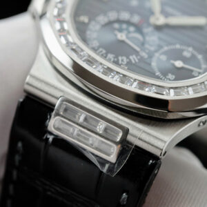 Đồng Hồ Patek Philippe Nautilus 5724G Rep 1 1 Đính Đá Mặt Xanh Nhà Máy PPF 40mm (2)