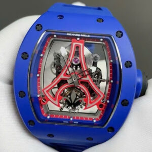 Đồng Hồ Richard Mille RM52-03 Paris Saint-Germain Tourbillon Blue Ceramic Chế Tác 40x48mm (2)