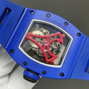Đồng Hồ Richard Mille RM52-03 Paris Saint-Germain Tourbillon Blue Ceramic Chế Tác 40x48mm (2)