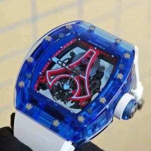 Đồng Hồ Richard Mille RM52-03 Paris Saint-Germain Tourbillon Blue Sapphire Chế Tác 40x48mm (1)