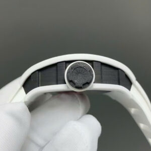 Đồng Hồ Richard Mille RM52-03 Paris Saint-Germain Tourbillon White Ceramic Chế Tác 40x48mm (6)