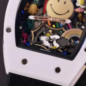 Đồng Hồ Richard Mille RM88 Smiley Mặt Chú Hề Fake Cao Cấp Màu Đen 40mm (1)
