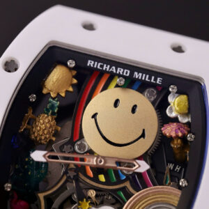 Đồng Hồ Richard Mille RM88 Smiley Mặt Chú Hề Fake Cao Cấp Màu Đen 40mm (1)