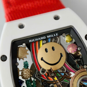 Đồng Hồ Richard Mille RM88 Smiley Mặt Chú Hề Fake Cao Cấp Màu Đỏ 40mm (8)