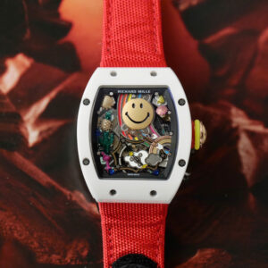 Đồng Hồ Richard Mille RM88 Smiley Mặt Chú Hề Fake Cao Cấp Màu Đỏ 40mm (8)