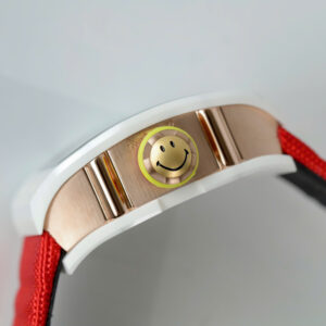Đồng Hồ Richard Mille RM88 Smiley Mặt Chú Hề Fake Cao Cấp Màu Đỏ 40mm (8)