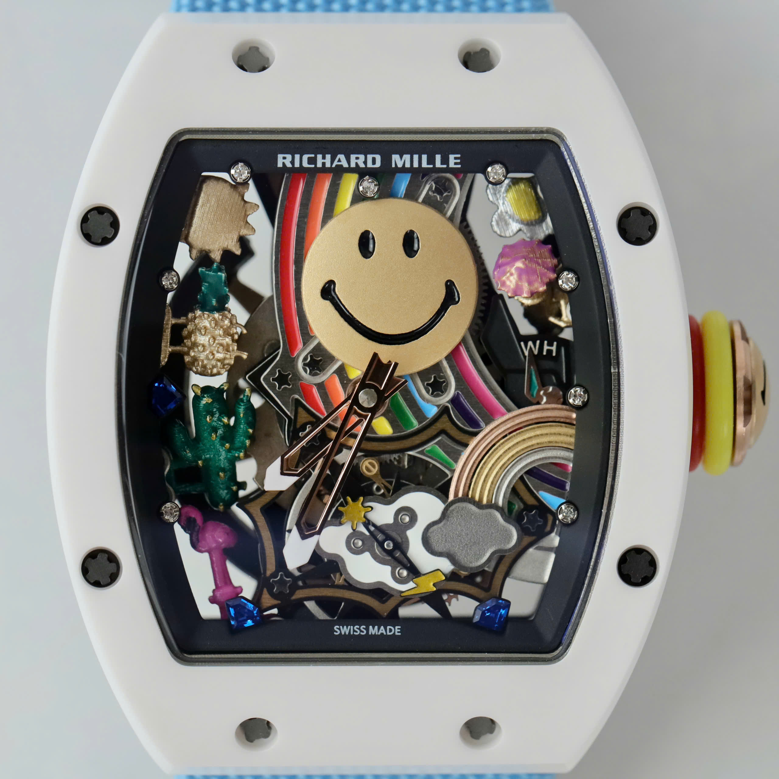 Đồng Hồ Richard Mille RM88 Smiley Mặt Chú Hề Fake Cao Cấp Màu Xanh 40mm (2) Đồng Hồ Richard Mille RM88 Smiley Mặt Chú Hề Fake Cao Cấp Màu Xanh 40mm (1)