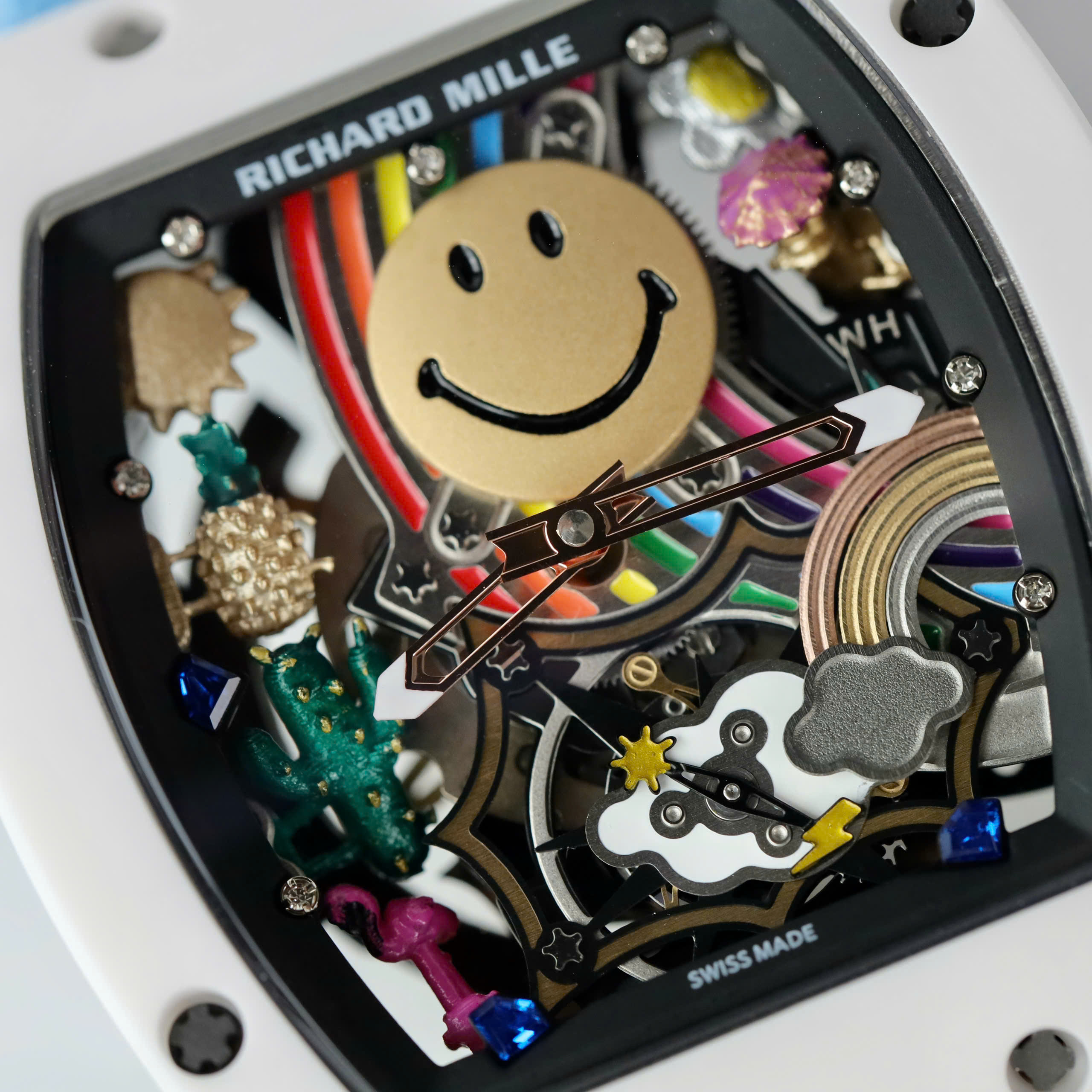 Đồng Hồ Richard Mille RM88 Smiley Mặt Chú Hề Fake Cao Cấp Màu Xanh 40mm (7) Đồng Hồ Richard Mille RM88 Smiley Mặt Chú Hề Fake Cao Cấp Màu Xanh 40mm (1)
