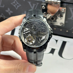 Đồng Hồ Roger Dubuis Excalibur Grey DLC RDDBEX0889 Chế Tác Tourbillon Nhà Máy BBR 42mm (9)