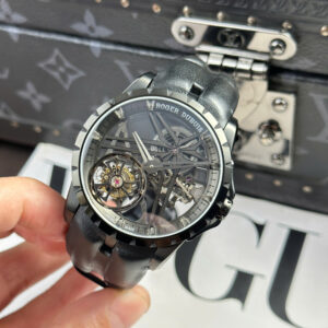 Đồng Hồ Roger Dubuis Excalibur Grey DLC RDDBEX0889 Chế Tác Tourbillon Nhà Máy BBR 42mm (9)