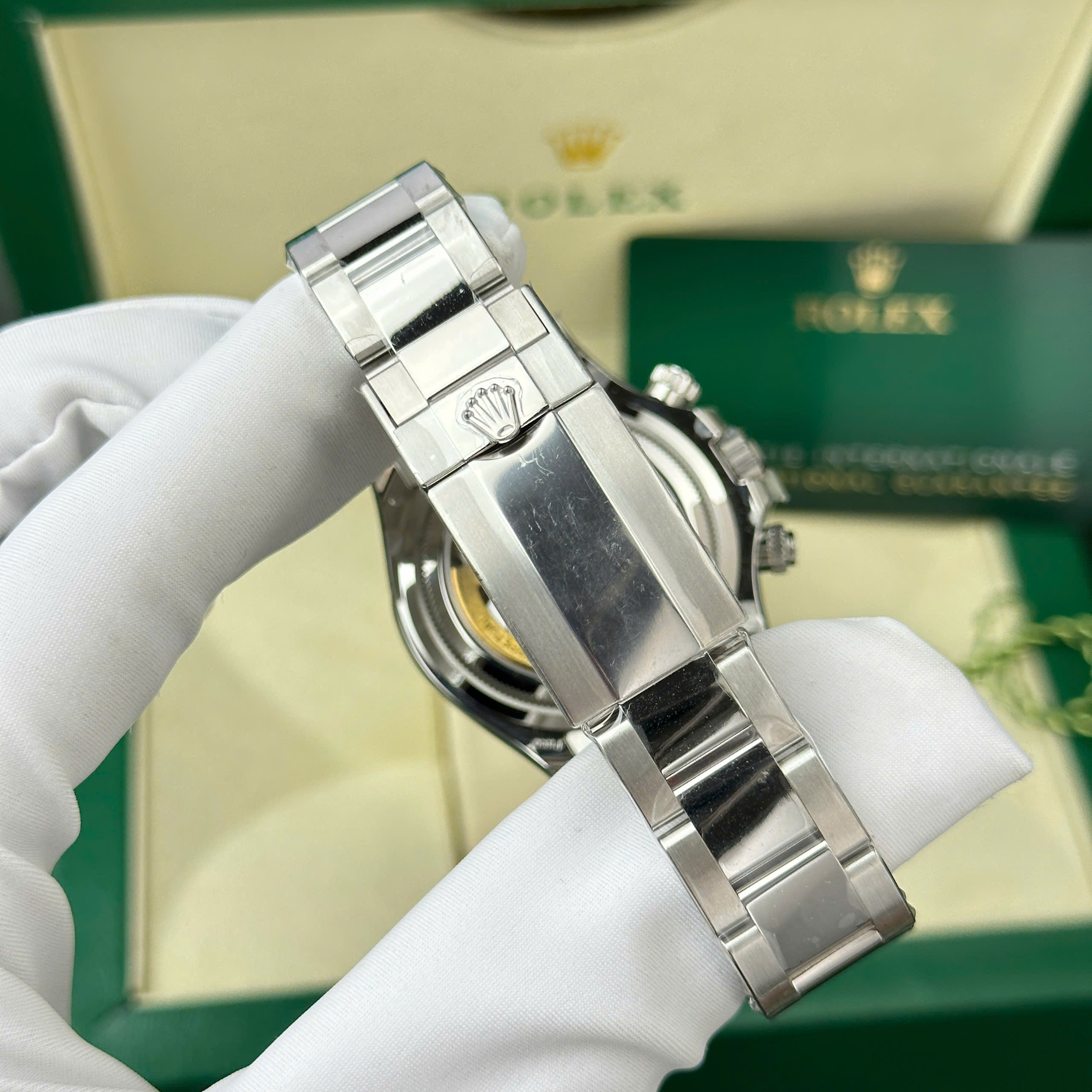 Đồng Hồ Rolex 1 1 Daytona 126506LN Mặt Xanh Băng Cọc Dạ Quang Nhà Máy Clean 40mm (11) Đồng Hồ Rolex 1 1 Daytona 126506LN Mặt Xanh Băng Cọc Dạ Quang Nhà Máy Clean 40mm (1)