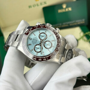 Đồng Hồ Rolex 1 1 Daytona 126506LN Mặt Xanh Băng Cọc Số Đính Đá Nhà Máy Clean 40mm (14)