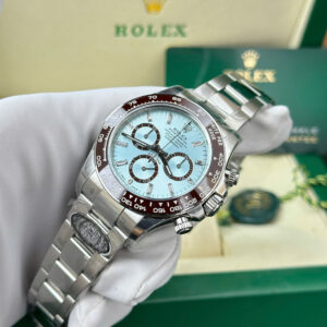 Đồng Hồ Rolex 1 1 Daytona 126506LN Mặt Xanh Băng Cọc Số Đính Đá Nhà Máy Clean 40mm (2)