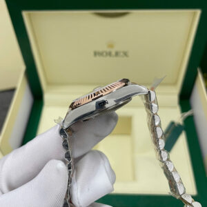 Đồng Hồ Rolex Chế Tác DateJust 278271 Bọc Vàng Mặt Số Chocolate Cọc La Mã Xưởng GM 31mm (5)