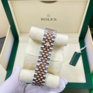Đồng Hồ Rolex Chế Tác DateJust 278271 Bọc Vàng Thật Mặt Số Hồng Nhà Máy GM 31mm (12)