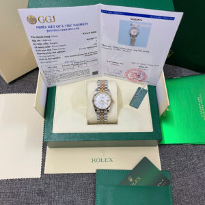 Đồng Hồ Rolex Chế Tác DateJust 278273 Bọc Vàng Thật Mặt Số Xà Cừ Nhà Máy GM 31mm (8)