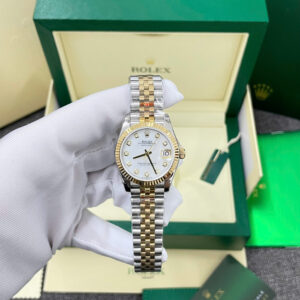 Đồng Hồ Rolex Chế Tác DateJust 278273 Bọc Vàng Thật Mặt Số Xà Cừ Nhà Máy GM 31mm (8)