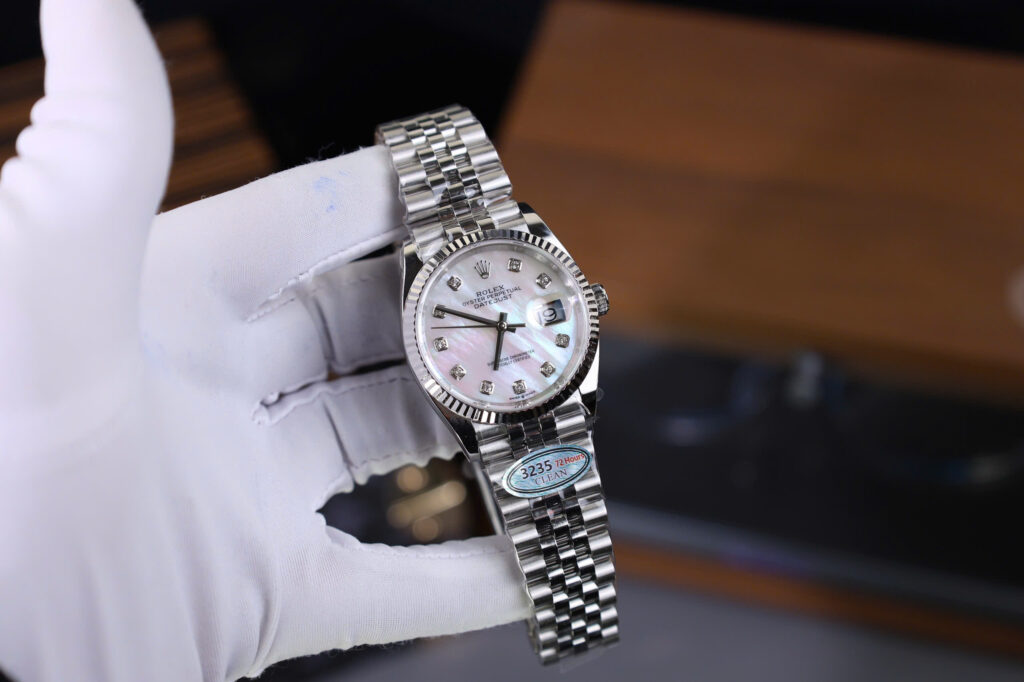 Đồng Hồ Rolex DateJust 126234 Chế Tác Mặt Số Xà Cừ Máy Thuỵ Sỹ Xưởng Clean 36mm (5)