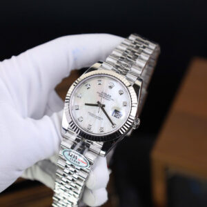 Đồng Hồ Rolex DateJust 126334 Chế Tác Mặt Số Xà Cừ Đính Đá Nhà Máy Clean 41mm (8)