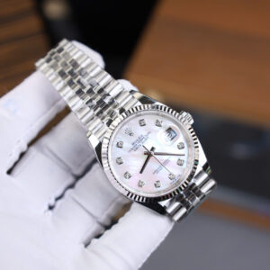 Đồng Hồ Rolex DateJust 126334 Chế Tác Mặt Số Xà Cừ Đính Đá Nhà Máy Clean 41mm (8)