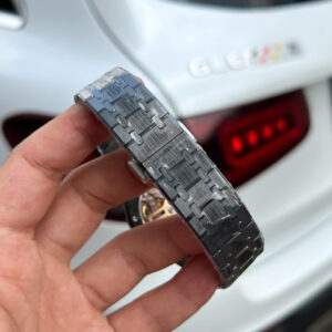 Đồng Hồ Audemars Piguet Chế Tác Gốm Đen Royal Oak 15500CE Mặt Xanh Xưởng APS 41mm (3)