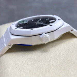 Đồng Hồ Audemars Piguet Chế Tác Gốm Trắng Royal Oak 15500CE Nhà Máy APS 2025 41mm (1)