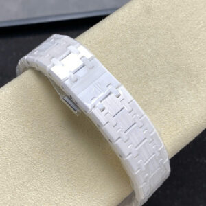 Đồng Hồ Audemars Piguet Chế Tác Gốm Trắng Royal Oak 15500CE Nhà Máy APS 2025 41mm (1)