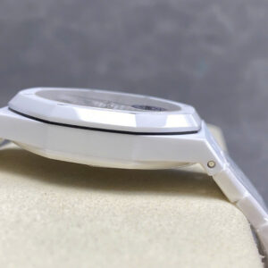 Đồng Hồ Audemars Piguet Chế Tác Gốm Trắng Royal Oak 15500CE Xưởng APS 2025 41mm (6)