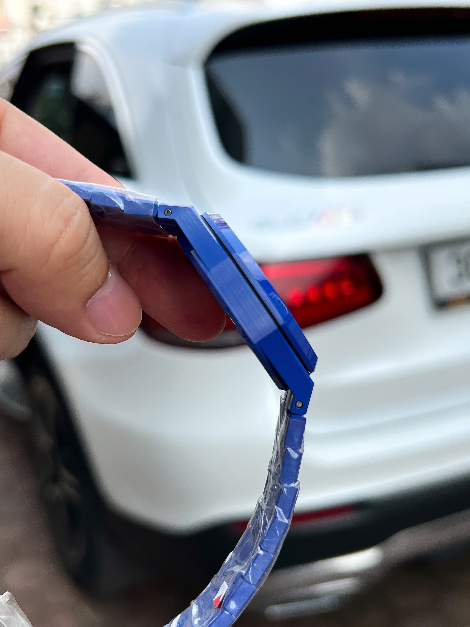 Đồng Hồ Audemars Piguet Chế Tác Gốm Xanh Royal Oak 15500CE Mặt Xanh Xưởng APS 41mm (5)