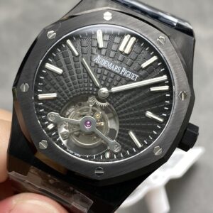 Đồng Hồ Audemars Piguet Chế Tác Royal Oak 26522CE Tourbillon Gốm Đen BBR Factory 41mm (8)