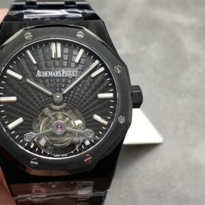 Đồng Hồ Audemars Piguet Chế Tác Royal Oak 26522CE Tourbillon Gốm Đen BBR Factory 41mm (8)