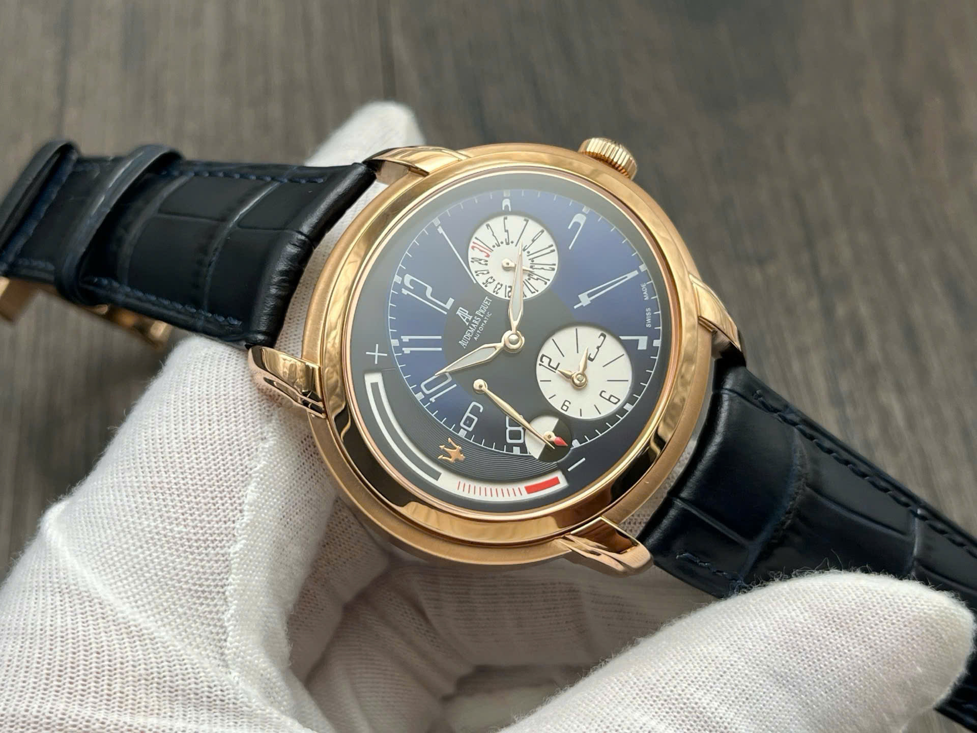Đồng Hồ Audemars Piguet Rep 1 1 Millenary 26150OR Mặt Xanh Blue Xưởng JFS 47mm (5)