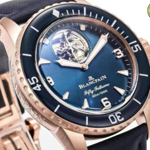 Đồng Hồ Blancpain Chế Tác Fifty Fathoms Tourbillon 8 Jours 5025 36B40 O52B 45mm (1)