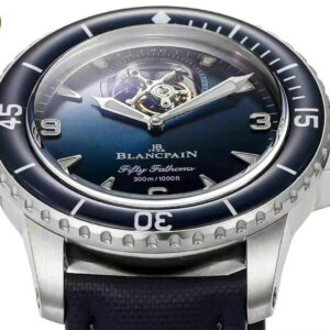Đồng Hồ Blancpain Fifty Fathoms Tourbillon 8 Jours 5025 12B40 O52B Màu Xanh YS Factory 45mm (2)