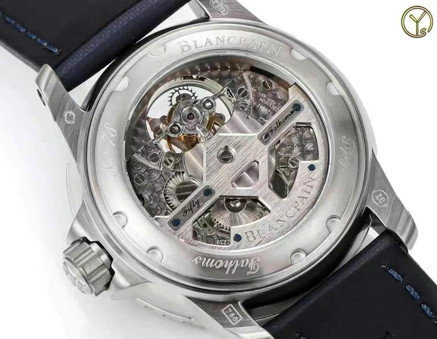Đồng Hồ Blancpain Fifty Fathoms Tourbillon 8 Jours 5025 12B40 O52B Màu Xanh YS Factory 45mm (7) Đồng Hồ Blancpain Fifty Fathoms Tourbillon 8 Jours 5025 12B40 O52B Màu Xanh YS Factory 45mm (2)