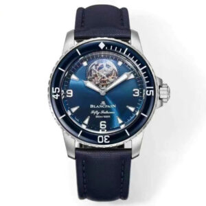 Đồng Hồ Blancpain Fifty Fathoms Tourbillon 8 Jours 5025 12B40 O52B Màu Xanh YS Factory 45mm (2)